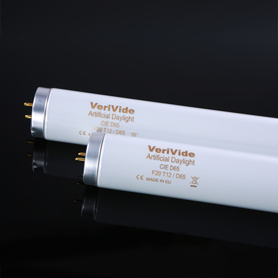 D65对色灯管Verivide Artificial Daylight CIE D65 F20T12 Made in EU